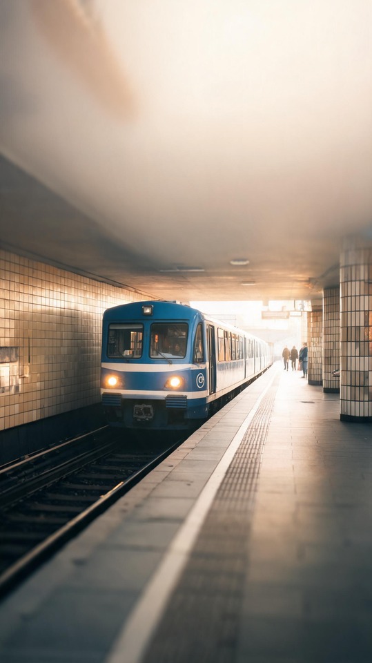 BVG Berlin Underground Train - 4K Wallpaper