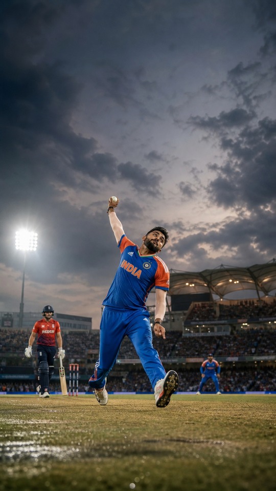eng vs ind Cricket Action - 4K Handy Hintergrundbild