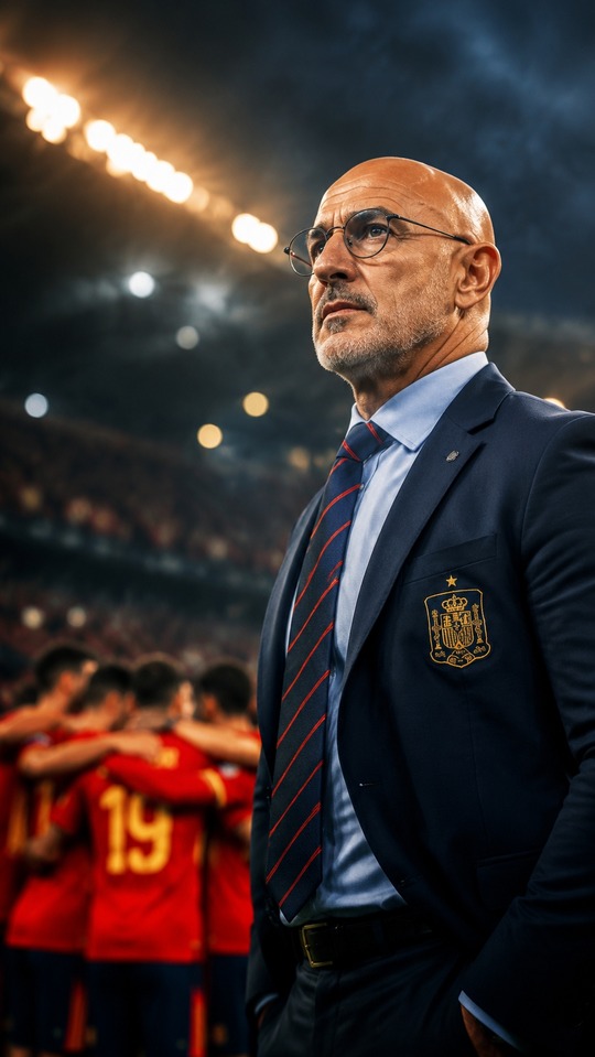 Luis de la Fuente Spain National Team - 4K Wallpaper