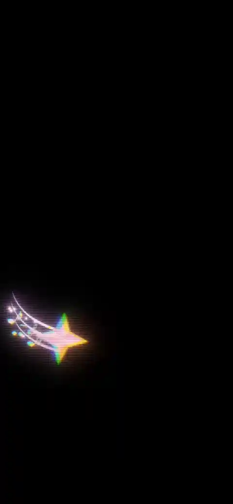 流れ星 グリッチ ミニマル - ライブ壁紙