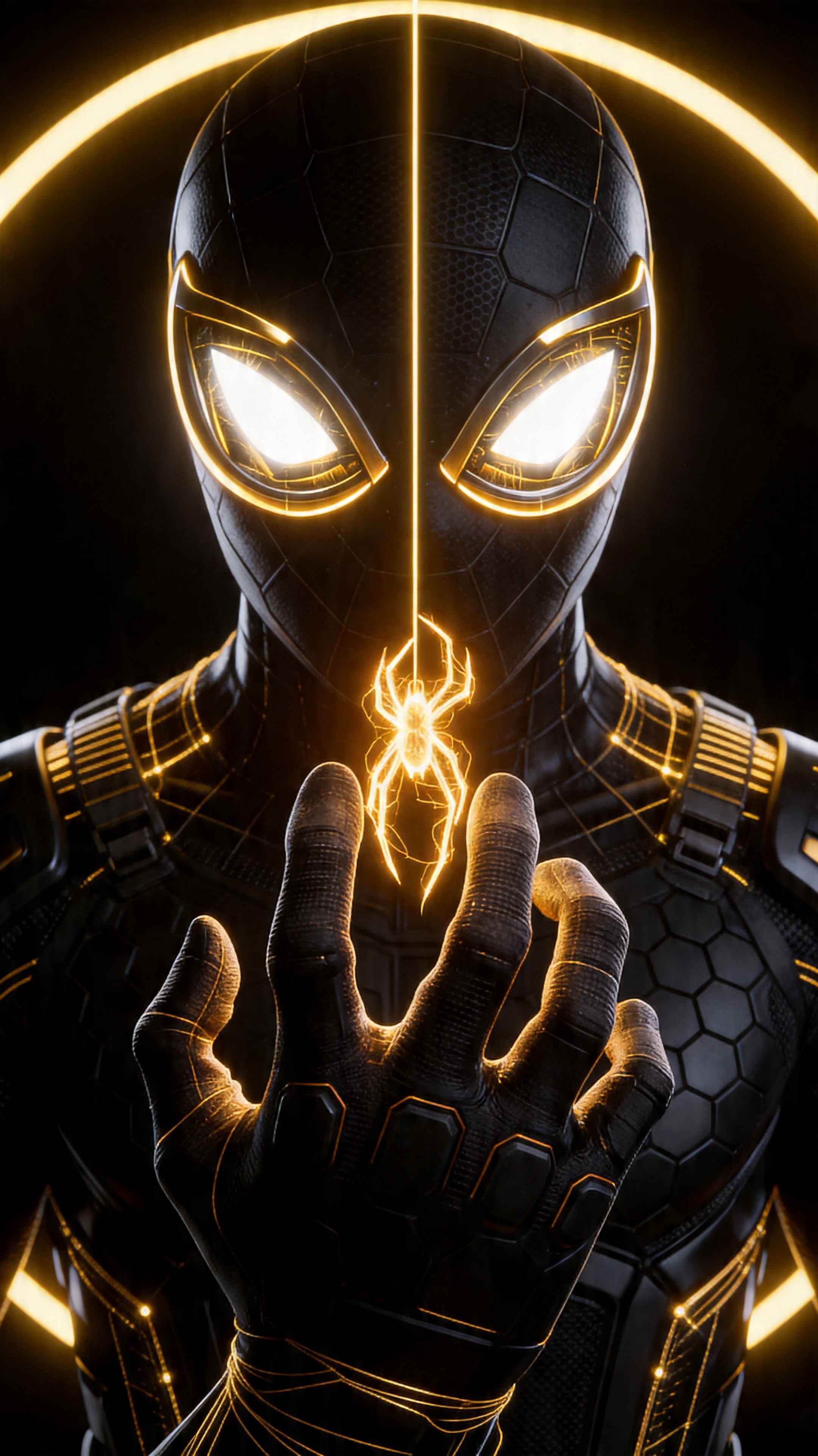 Miles Morales Tech Suit - 4K Mobile Background