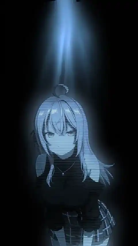 アニメ美少女 グリッチ ホログラム - 動く壁紙
