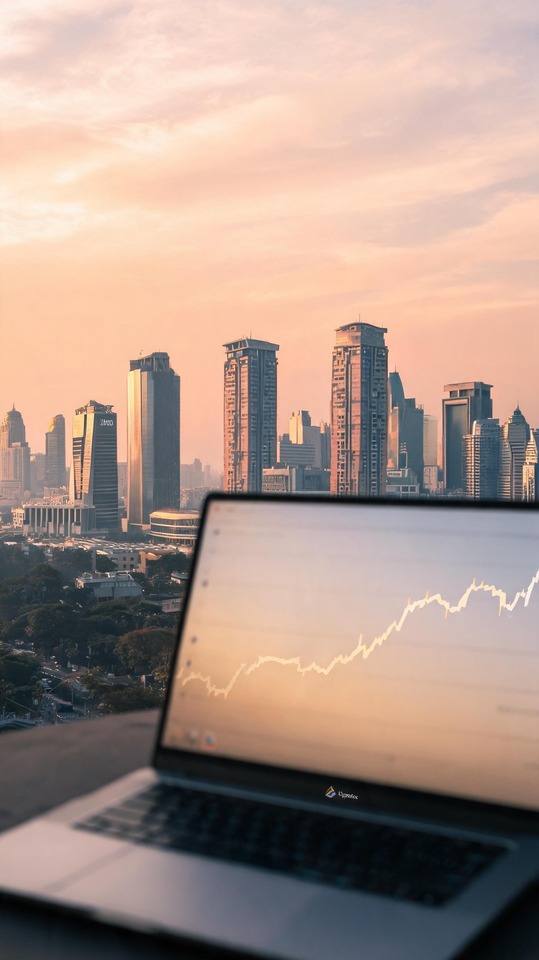 Upstox Graphique Bourse - Fond d'écran 4K