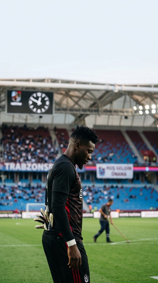 André Onana Trabzonspor Cinematic - 4K Phone Wallpaper