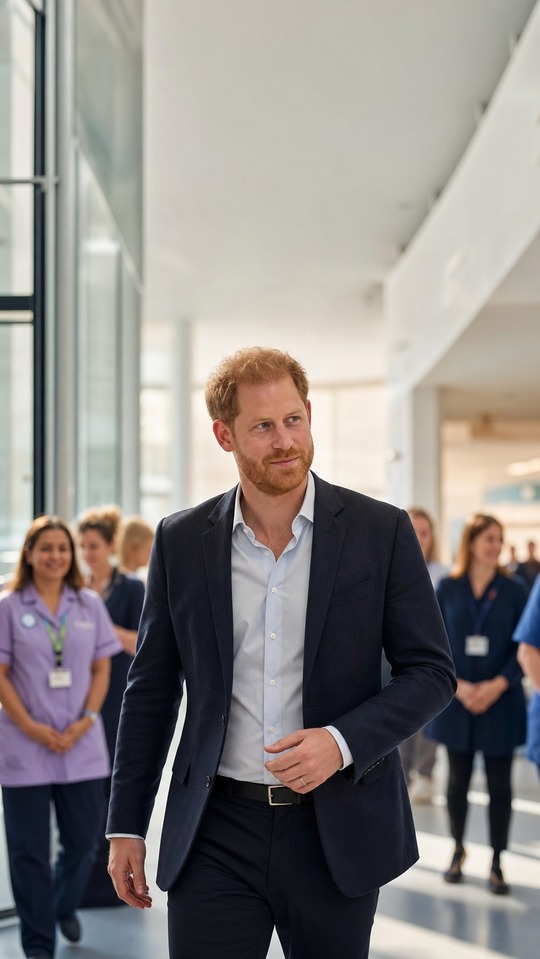 Duke of Sussex Birmingham Trip - 4K Phone Background