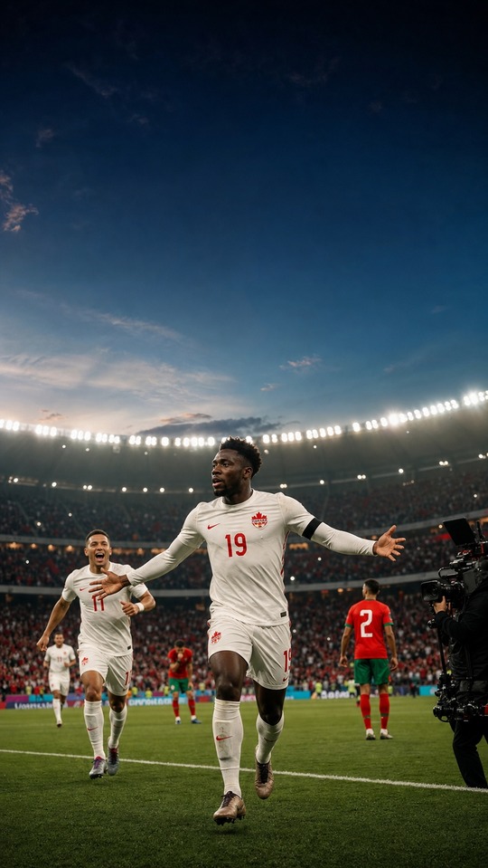 캐나다 축구 알폰소 데이비스 - 4K 배경화면