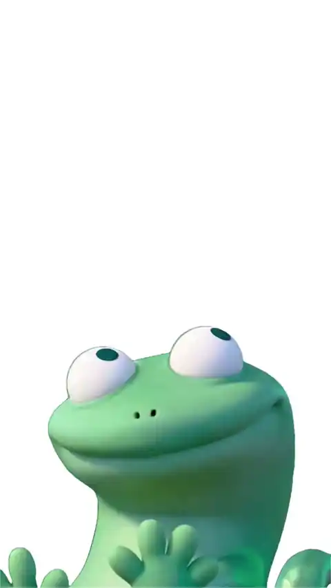 Cute 3D Green Gecko Animated Live Wallpaper