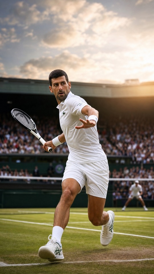 Djokovic Wimbledon Results 2026 - 4K Tennis Background