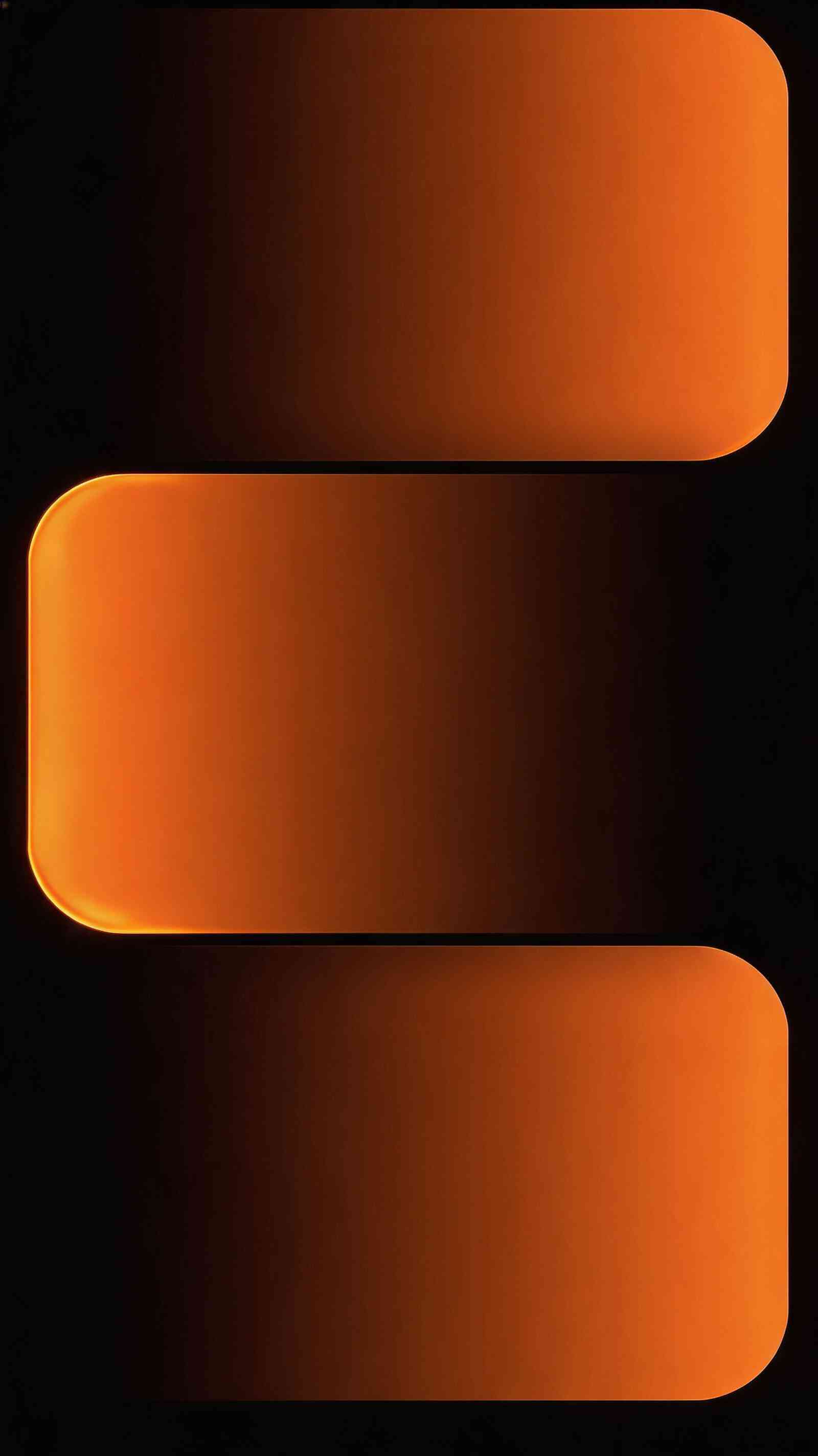 Minimalist Orange 3D Abstract - 4K Wallpaper