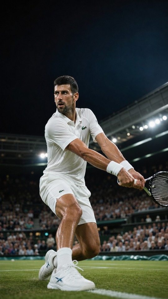 Novak Djokovic Wimbledon - 4K Handy Wallpaper