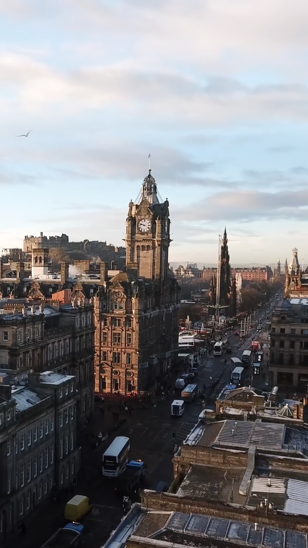 Historisches Edinburgh - Animiertes Hintergrundbild