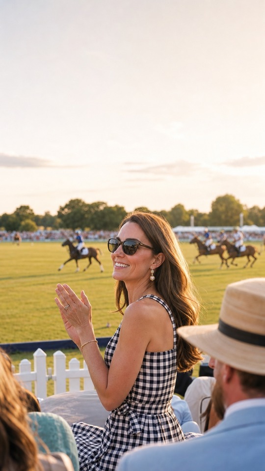 Catherine Princess of Wales Polo Style - 4K Wallpaper