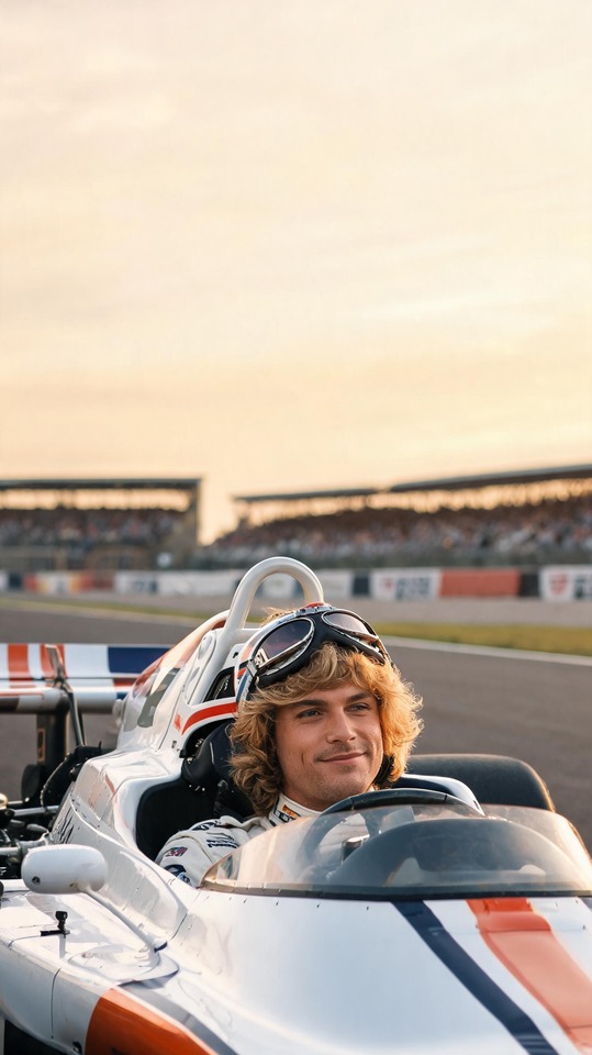 James Hunt Racing Legend - 4K Phone Background