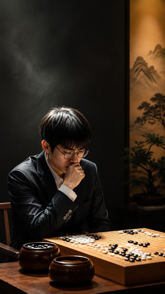 Baduk Strategic Focus - 4K High Definition Wallpaper
