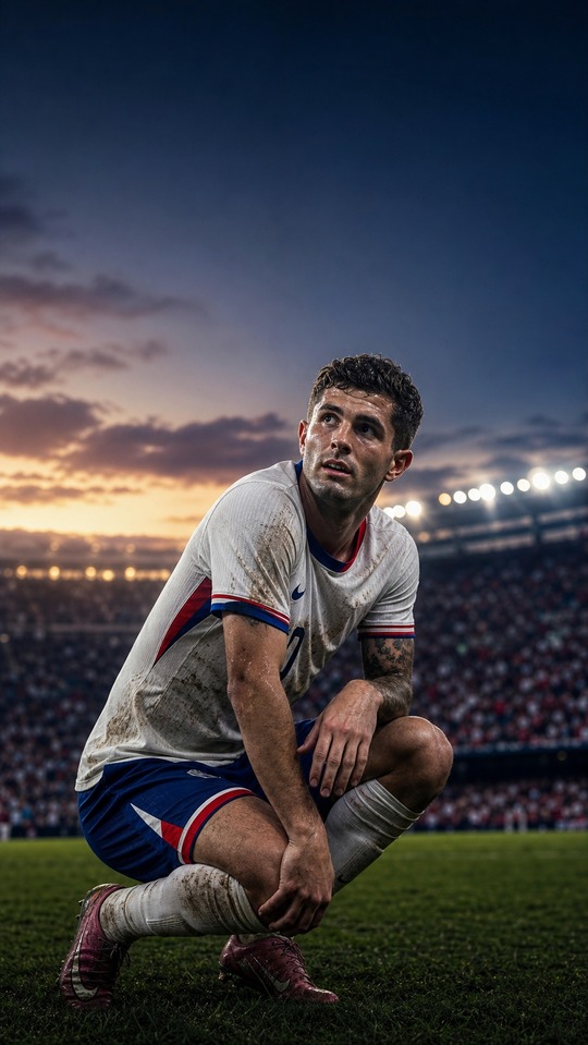 Christian Pulisic Cinematic Realism - 4K Wallpaper
