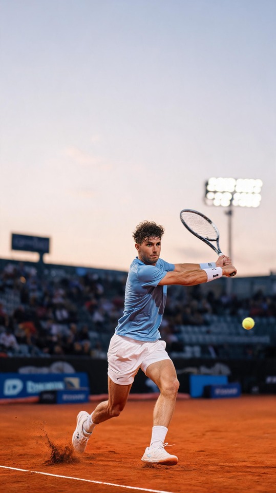 Alejandro Davidovich Fokina Tennis Action - 4K Wallpaper