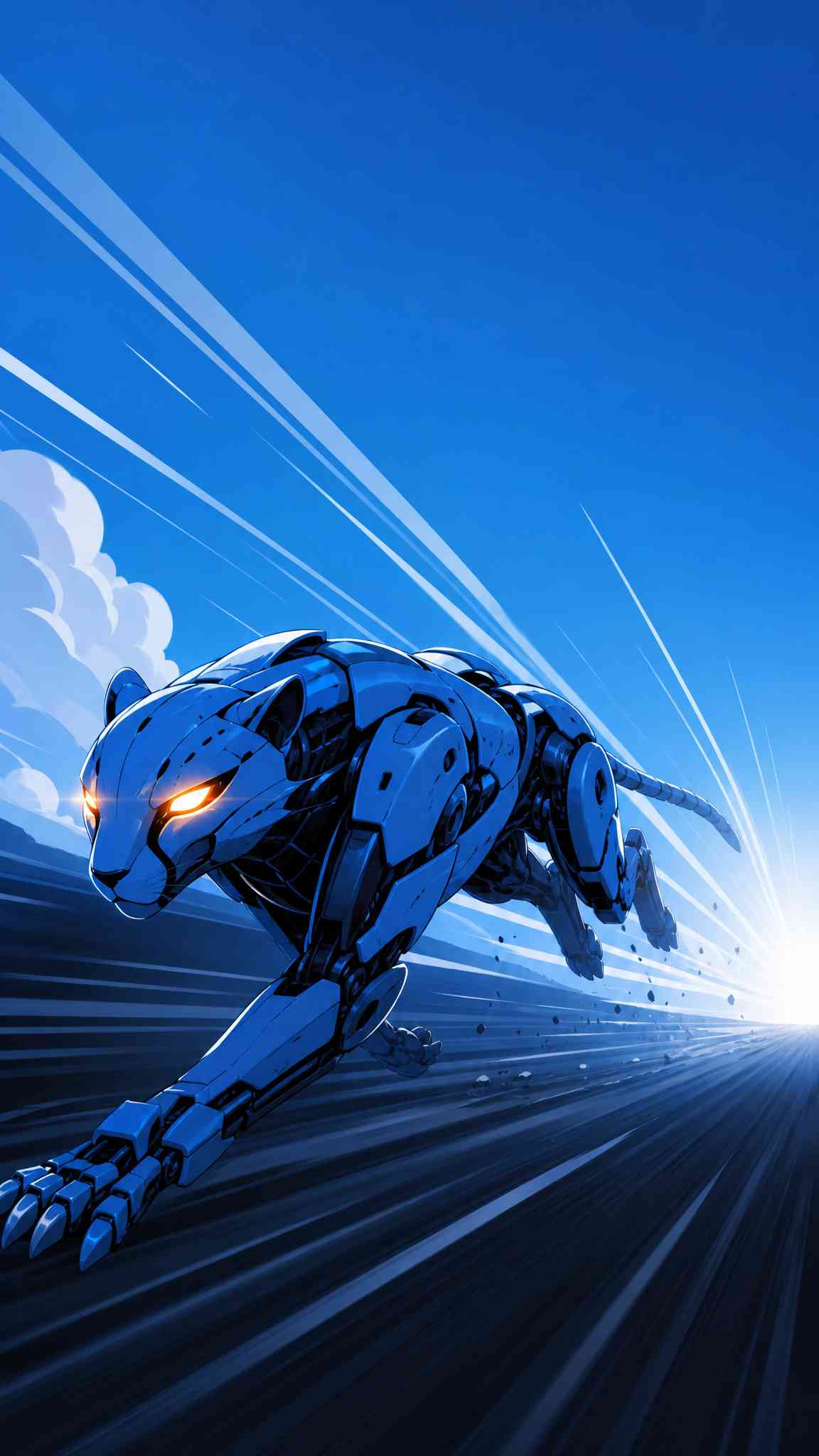 Cyber Cheetah Robotic Speed - 4K Wallpaper