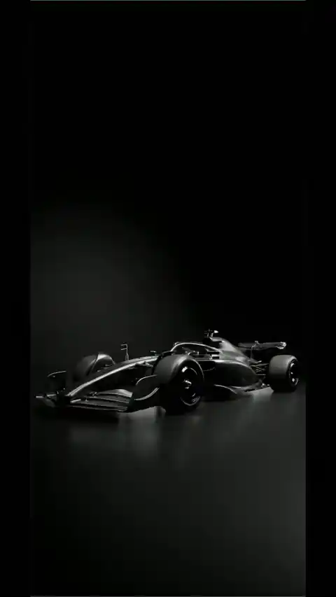 ミニマル ブラック F1マシン - 動く壁紙