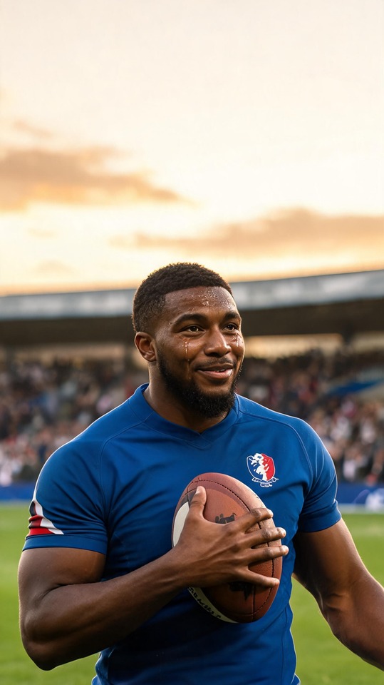 Aaron Grandidier-Nkanang - Fond d'écran Rugby 4K