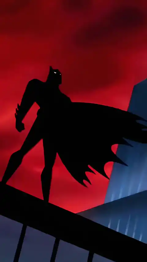 Batman Animated Series Silhouette - Live Wallpaper