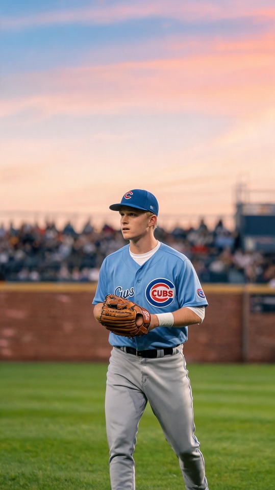 Pete Crow-Armstrong Chicago Cubs - 4K Phone Background