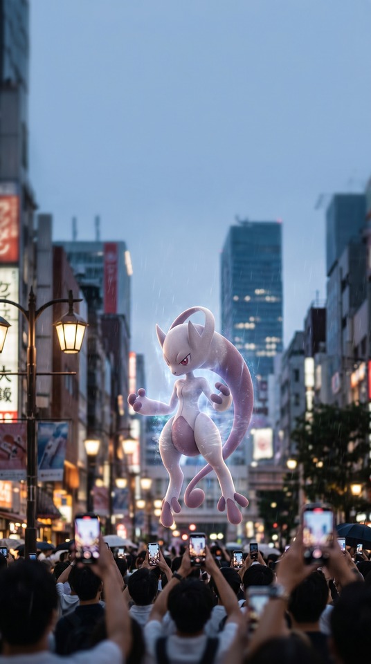 Pokemon GO Event Mega Mewtwo Y Cinematic 4K Wallpaper