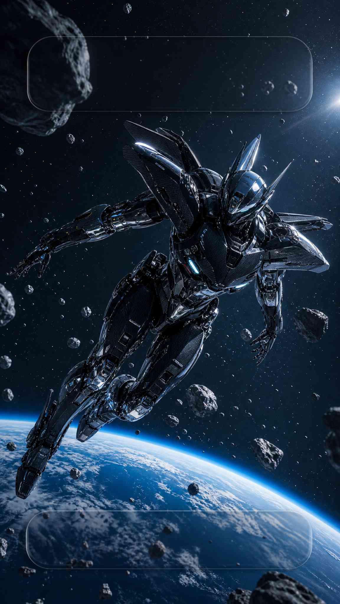 Futuristic Mecha Space Robot - 4K Wallpapers