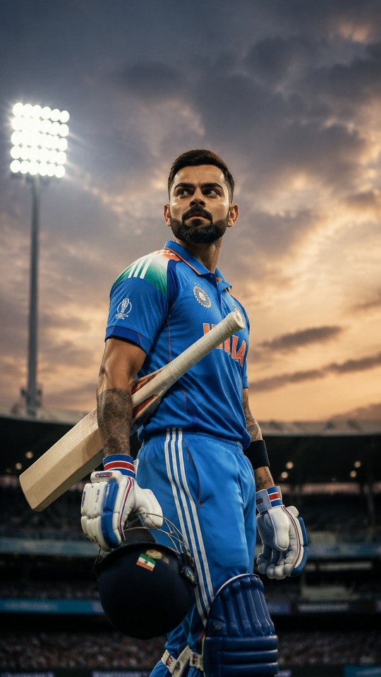 Virat Kohli - 4K Handy Wallpaper