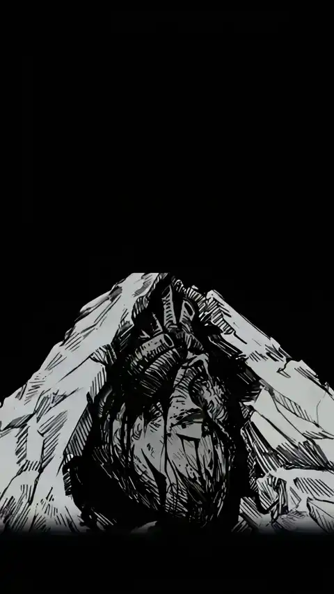 Dunkles Manga Sketch - Live Hintergrundbild
