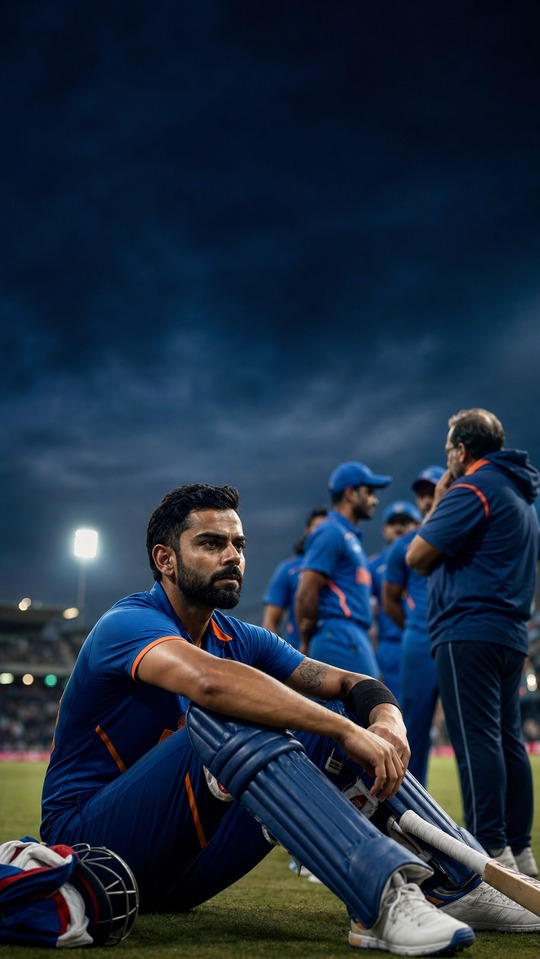 Virat Kohli Match Críquet - Fondo 4K