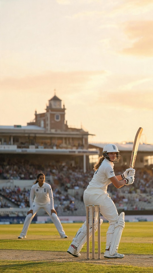 EN-W vs INDW Women's Test Cricket - 4K Backgrounds