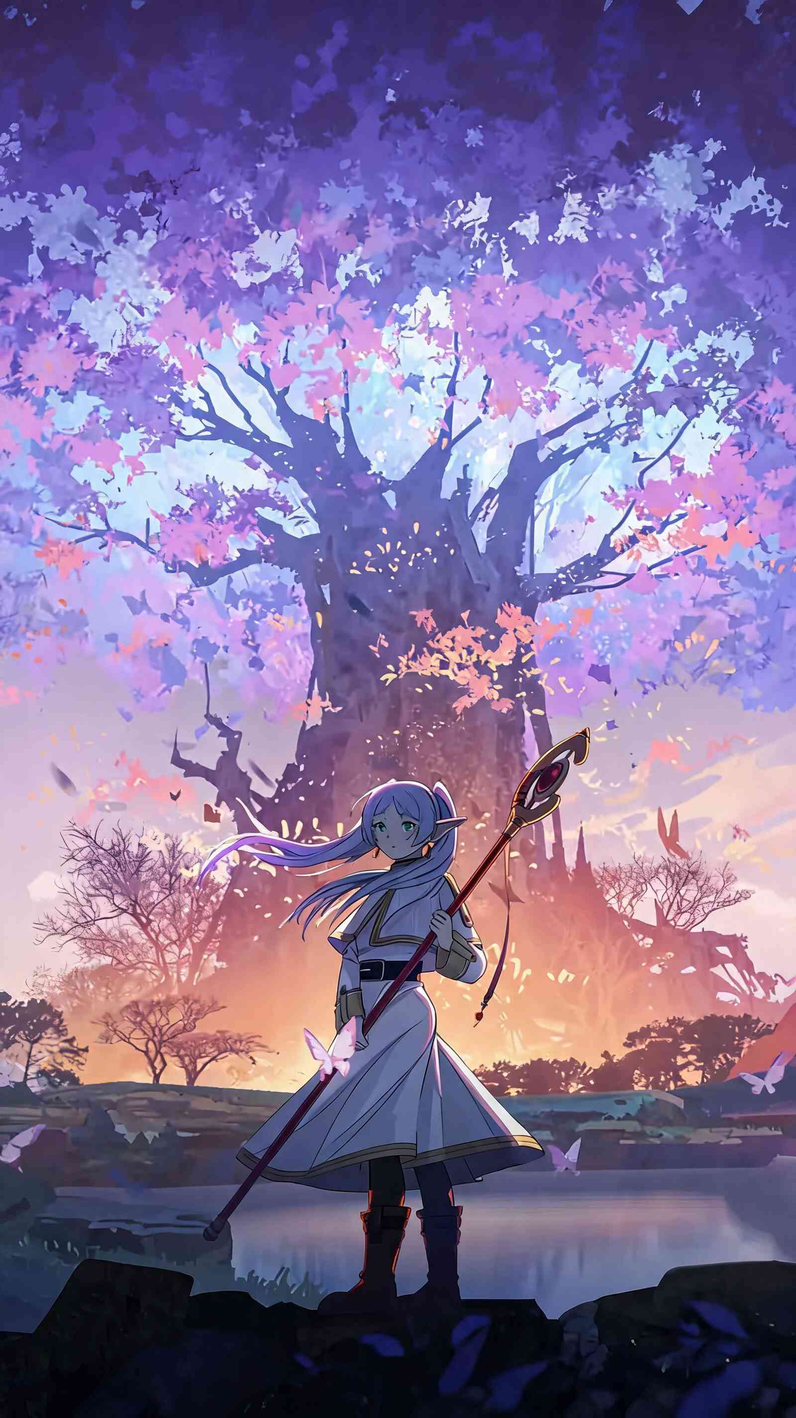 Frieren: Reiseende 4K Anime Hintergrund