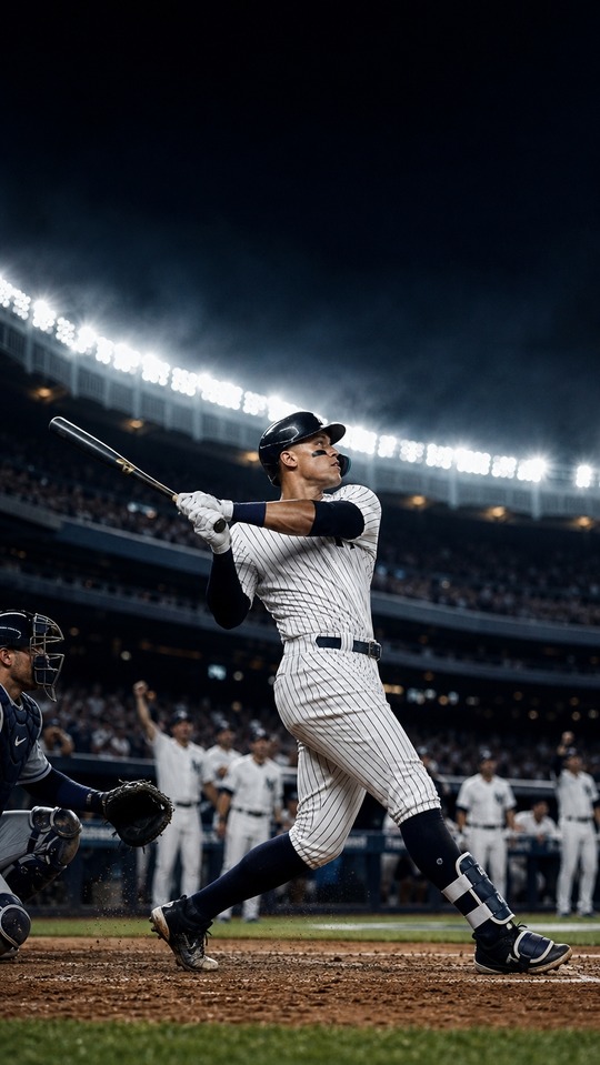 Yankees Game Today Aaron Judge Cinematic 4K Wallpaper