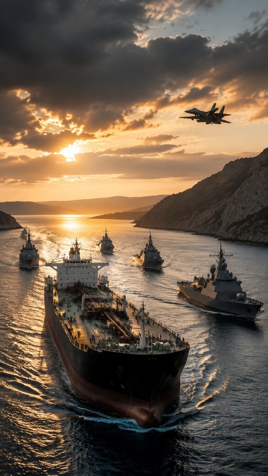 usa iran krieg - Escorte Navale Cinématique 4K