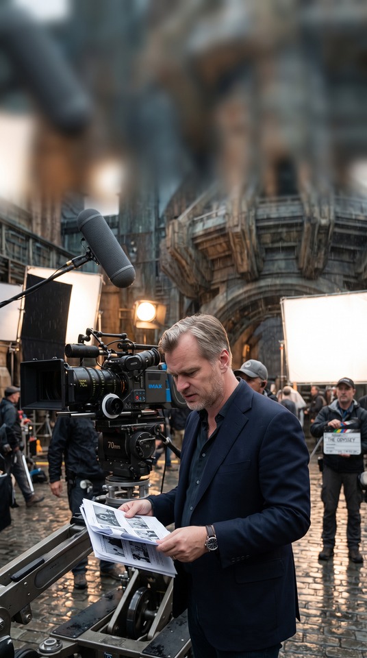 Christopher Nolan The Odyssey Set - 4K Film Wallpaper