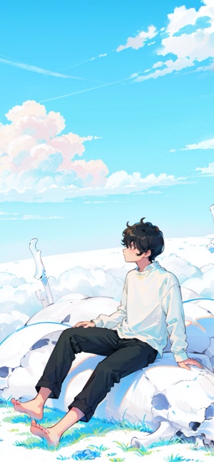 Anime Boy Fantasy Skull - 4K Wallpaper & Lock Screen