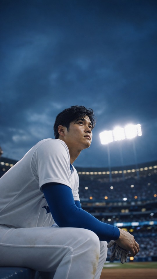 Shohei Ohtani Cinematic Stadium - 4K Lock Screen