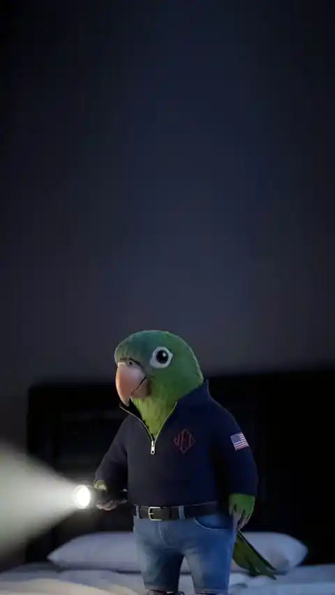 Perroquet 3D Dynamique - Fond d'Écran Animé