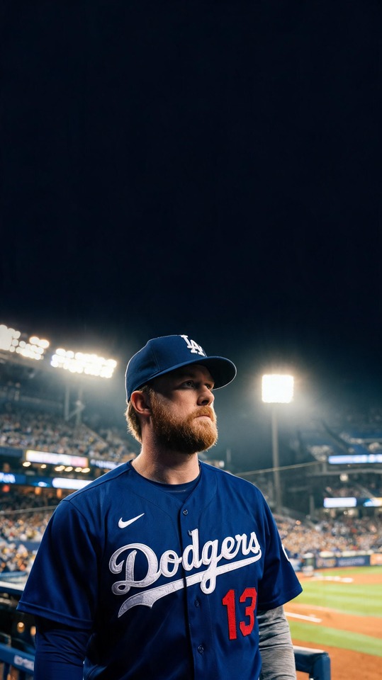 Max Muncy LA Dodgers - 4K Wallpaper