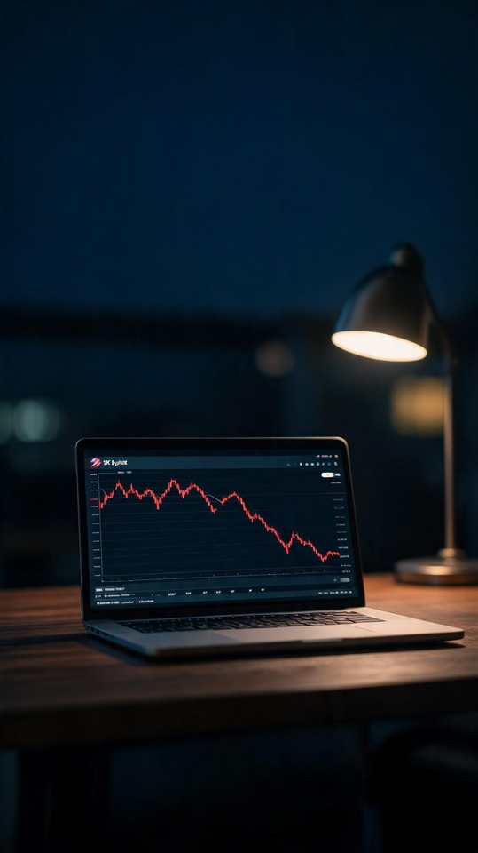 SK Hynix ADR Stock Market Downtrend - 4K Wallpapers