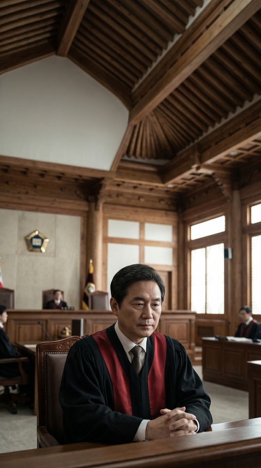 Cho Hee-dae Realistic Courtroom - 4K Wallpaper