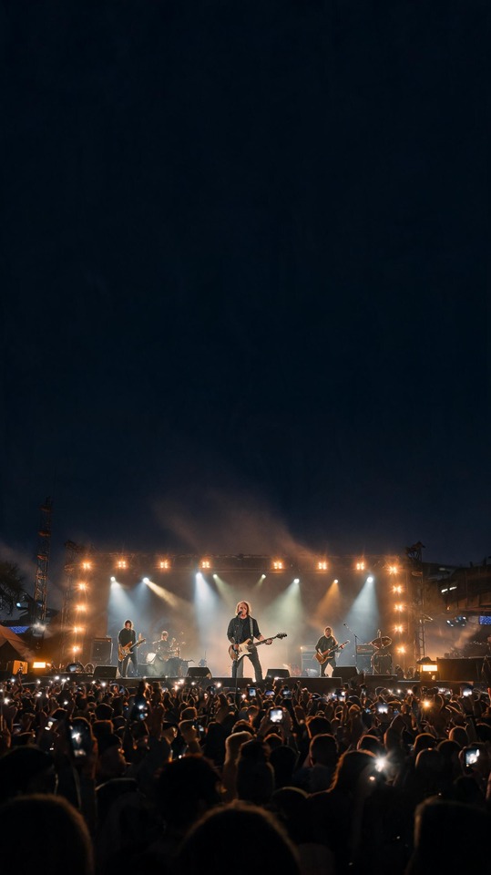 Los 40 Live Rock Performance - 4K Phone Backgrounds