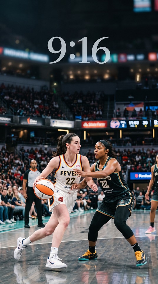Fever vs Valkyries - Caitlin Clark & Veronica Burton 4K Wallpaper