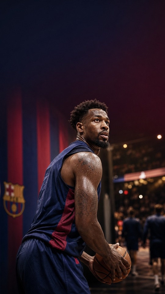 Stanley Umude Barça Basketball - 4K Hintergrundbild