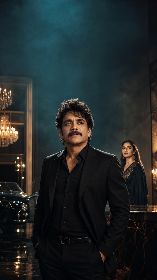 Nagarjuna Cinematic Realism - 4K Phone Wallpaper