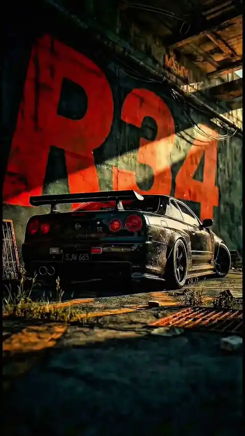 Nissan Skyline GT-R R34 JDM - Fondo de Pantalla Animado