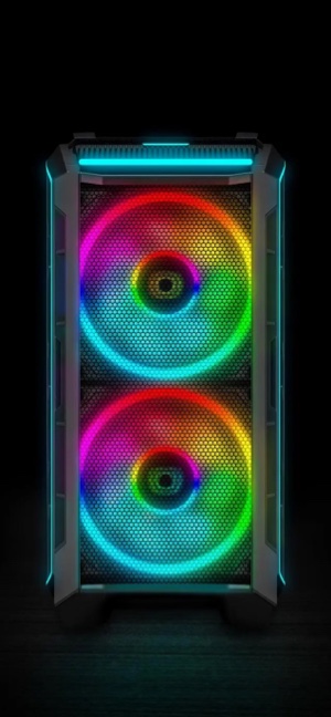 RGBゲーミングPC - 4K高画質スマホ壁紙
