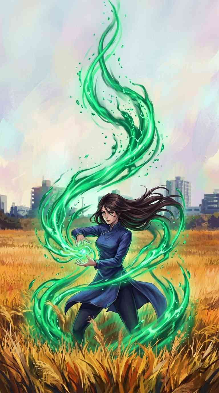 Mage Élémentaire Fantaisie - 4K Fond d'écran