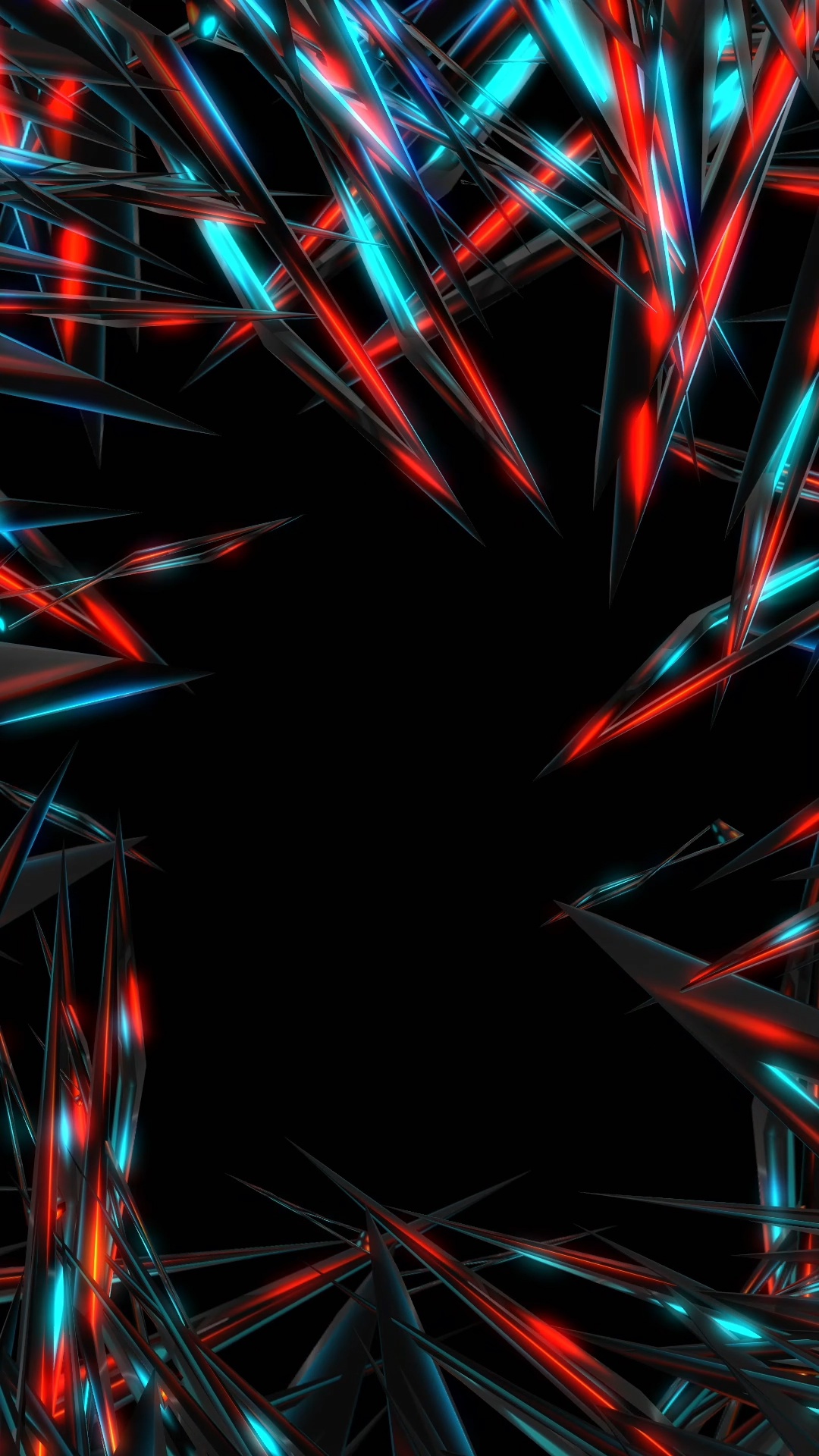 Abstrakt Neon Scherben - Animiertes Hintergrundbild