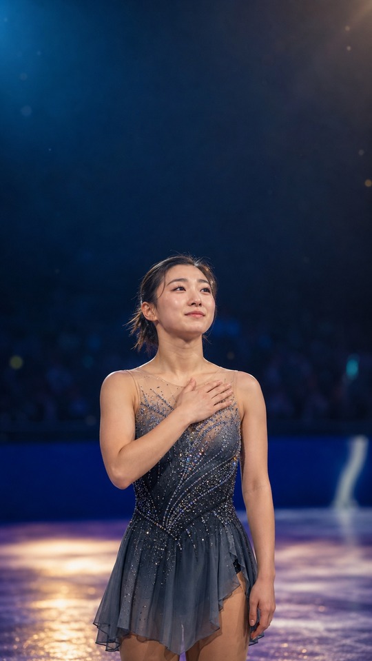 Kaori Sakamoto Figure Skating - 4K Phone Wallpaper